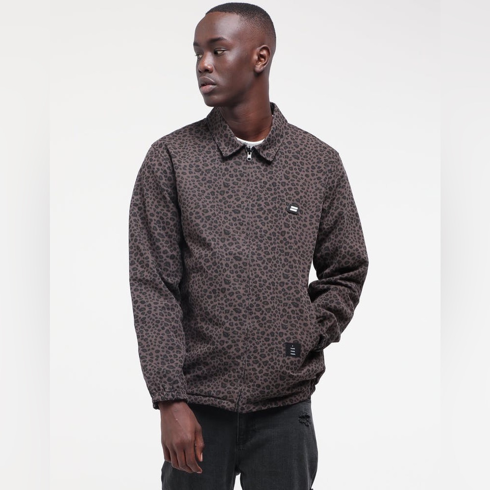 Thing Thing Washed Mach leopard print jacket